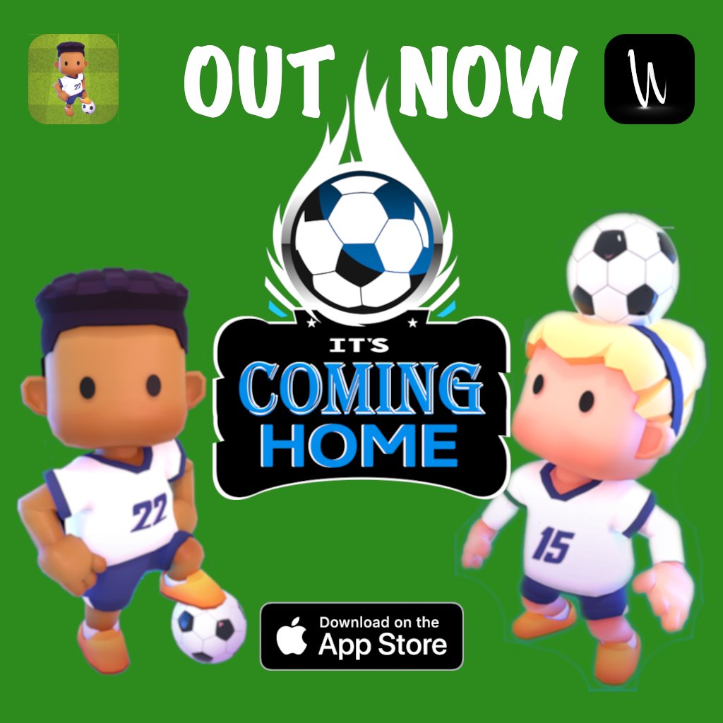 whitehotgames's tweet photo. It’s Coming Home! - the game! Out now on iOS.
It’s called Spinny Soccer in all regions except U.K.

https://t.co/yFwZJzvQka https://t.co/gNTE69tZ9e