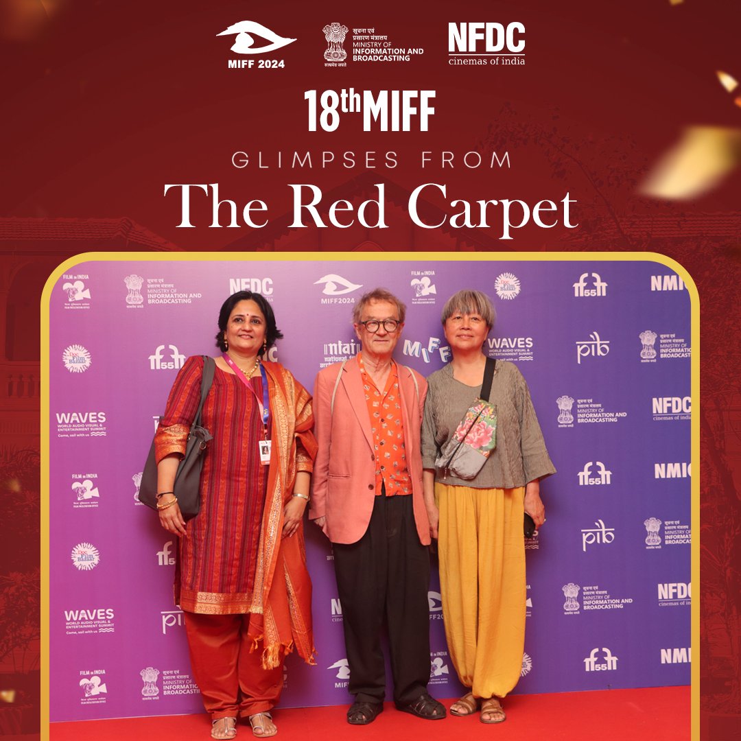 MIB_India's tweet photo. At the 18th edition of the Mumbai International Film Festival, diverse perspectives of people from various walks of life and expertise contributed to the festival's credibility and artistic standards.
#miff #redcarpet #filmdivision #documentaries
@miff_india @nfdcindia @PIB_India @DDNewsHindi @airnewsalerts