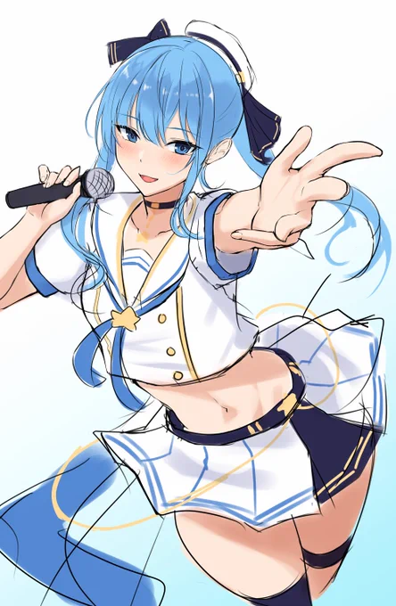 お仕事の息抜きにKENZENすいせいちゃんをば最近切り抜きなどよく拝見させていただいております～時間できたらちゃんと描きたいですね 