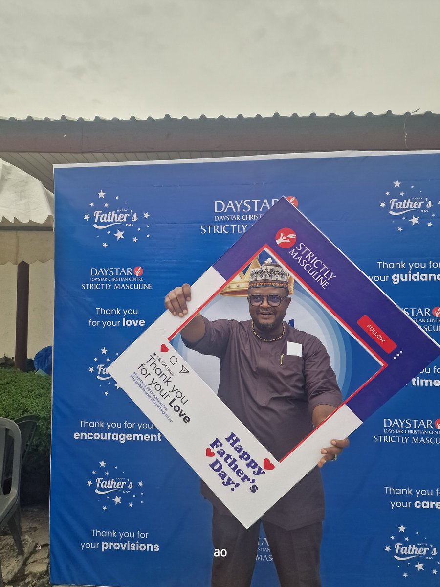 Celebrating Father's Day <a href="/DaystarNG/">Daystar Christian Centre</a> 
#StriftlyMasculine