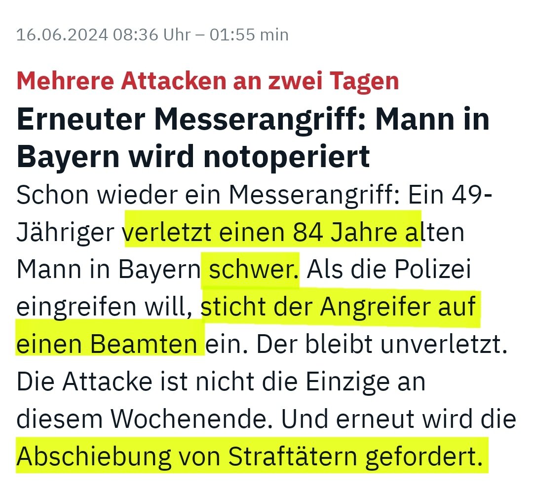 Jeden Tag. Alles nur noch gestört.