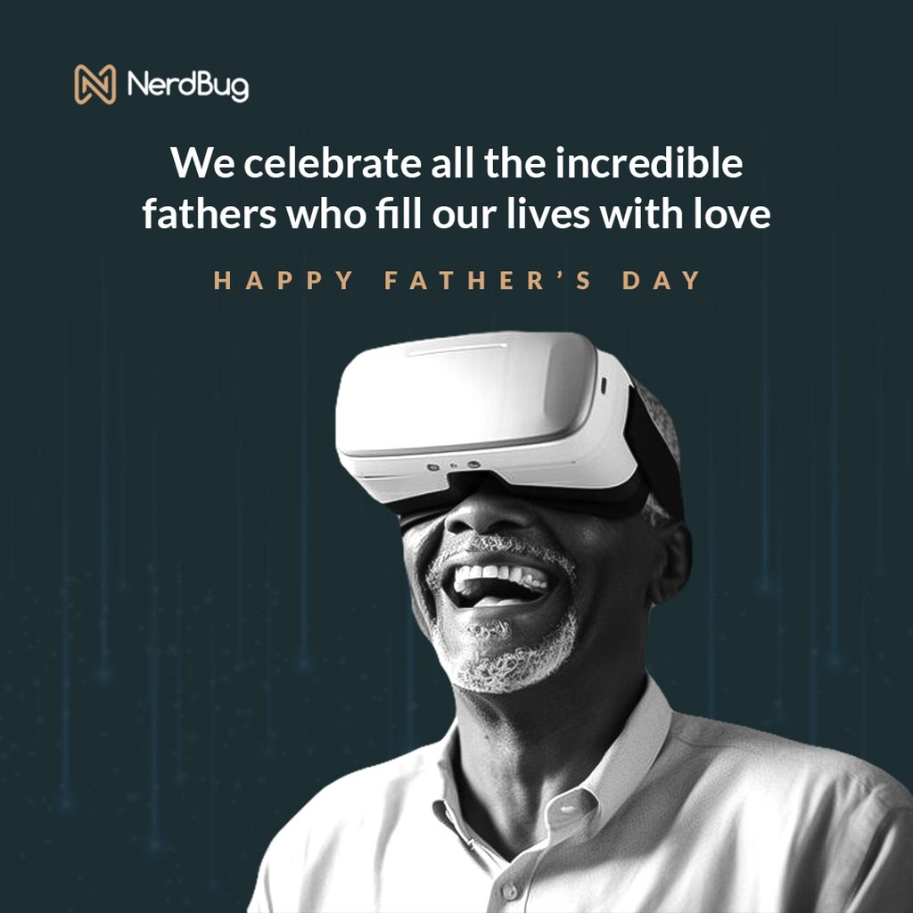 NerdBugHQ's tweet photo. To all the dads and father figures out there, Happy Father's Day! 🥳
#happyfathersday #nerdbug https://t.co/AGDCcS6w5Y