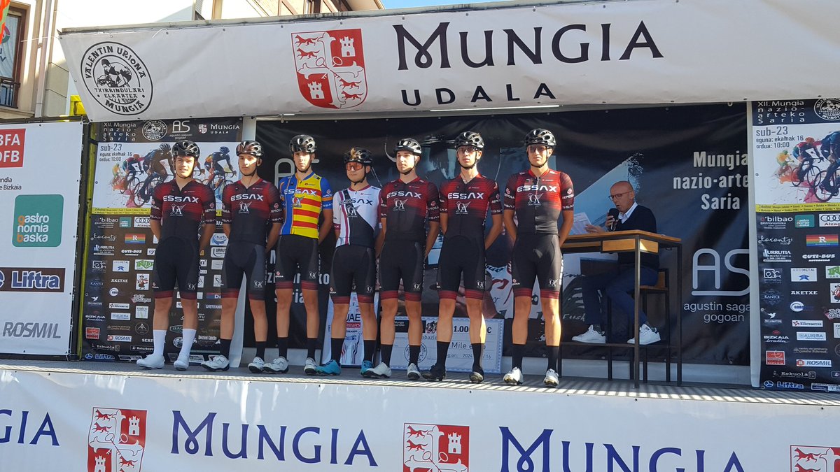Presenta  <a href="/jmariguajardo/">Juan Mari Guajardo</a> previa salida XII Mungia Sari Nagusia - Agustín Sagasti Memoriala  <a href="/equipoEssax/">Equipo Essax</a> #MemorialSagasti #Mungia