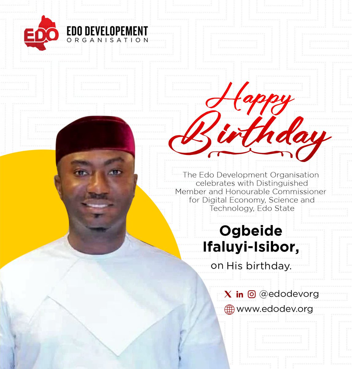 Edo Development Organisation tweet media