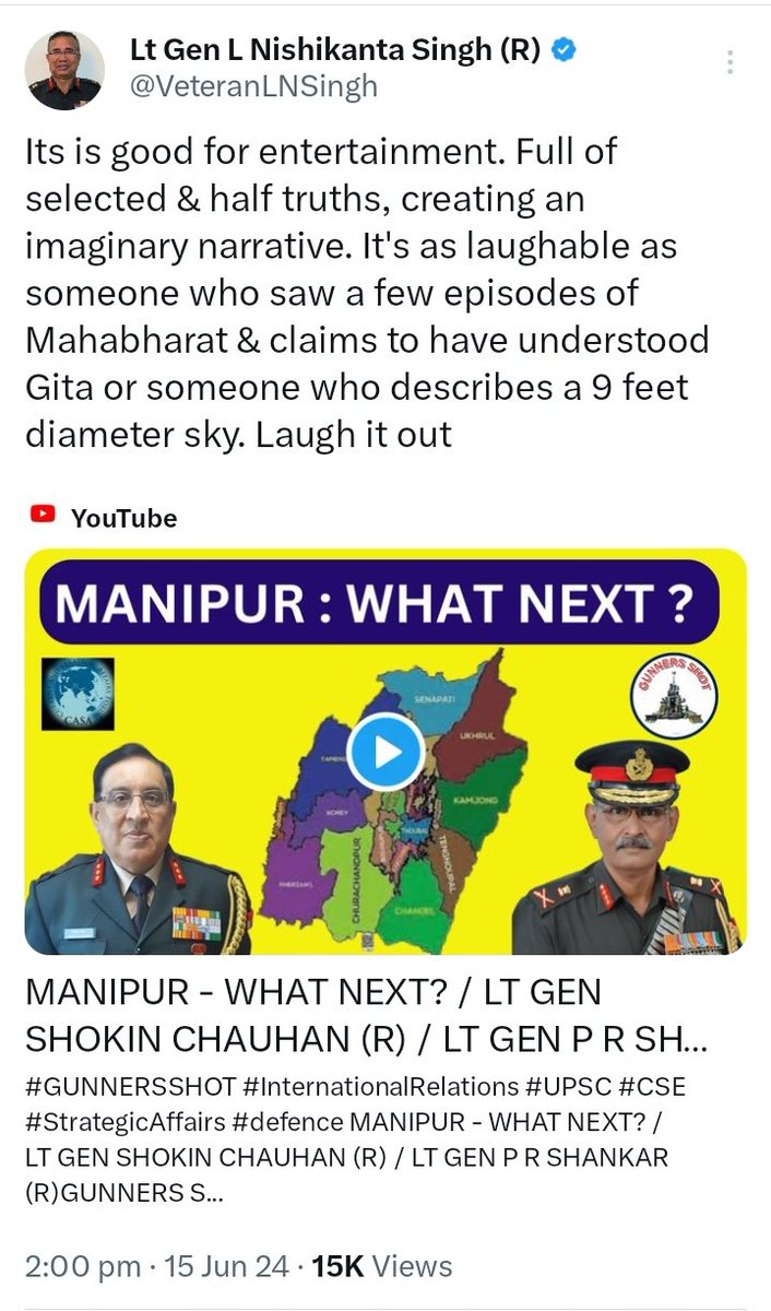 meiteiheritage's tweet photo. Dear @chauhan_shokin

As a respected veteran, kindly stick to facts and not propaganda (Video 1)  Refer Facts Pic 1 and English Translation Pic 2. Tell me which one of the demands is against India and in National interest.

As a man in uniform, do you support:

1. Indians or #Kuki #IllegalImmigrants from #Myanmar 

2. Implementation of #NRC and deporting illegal immigrants.

3. Abrogate #SoO with Kuki groups & take strict actions for violating #SoO conditions 

4.  Border Fencing in Indo-Myanmar (@AmitShah has announce this. Do you oppose this? 

5. Action against large-scale poppy cultivation in #Manipur.

It lowers the dignity of the institution you represent and among your own fraternity (Pic 4).

@VeteranLNSingh @pushkal_dwivedi @MNageswarRaoIPS @ANI @manipur_police @official_dgar @easterncomd @AbhijitChavda 
@TheIndianJosh @ajeetbharti @OpIndia_com @pGurus1 @DivyaSoti @RituRathaur