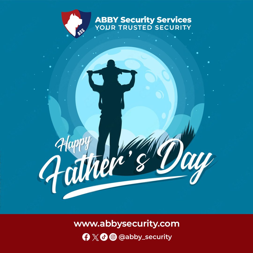 abby_security's tweet photo. A father is a gift from God. A man well-equipped to sacrifice, protect, provide, love and care for his loved ones. 
A father's love is the strongest of all. 
Happy Father's Day
#fathersday #happyfathersday #abbysecurity https://t.co/CxPXgQPVeP
