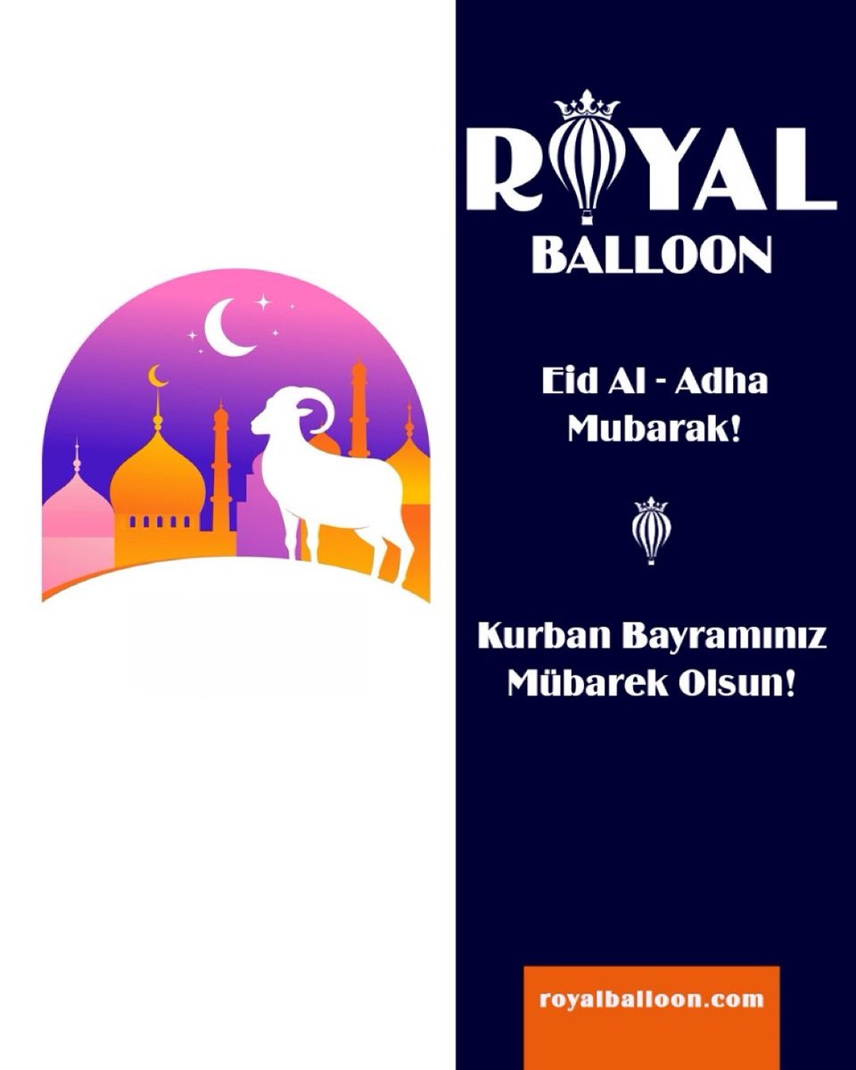 Eid Al-Adha Mubarak to you and your family! May this special day be filled with happiness and unique traditions.🙏🐏 #KurbanBayramıKutluOlsun