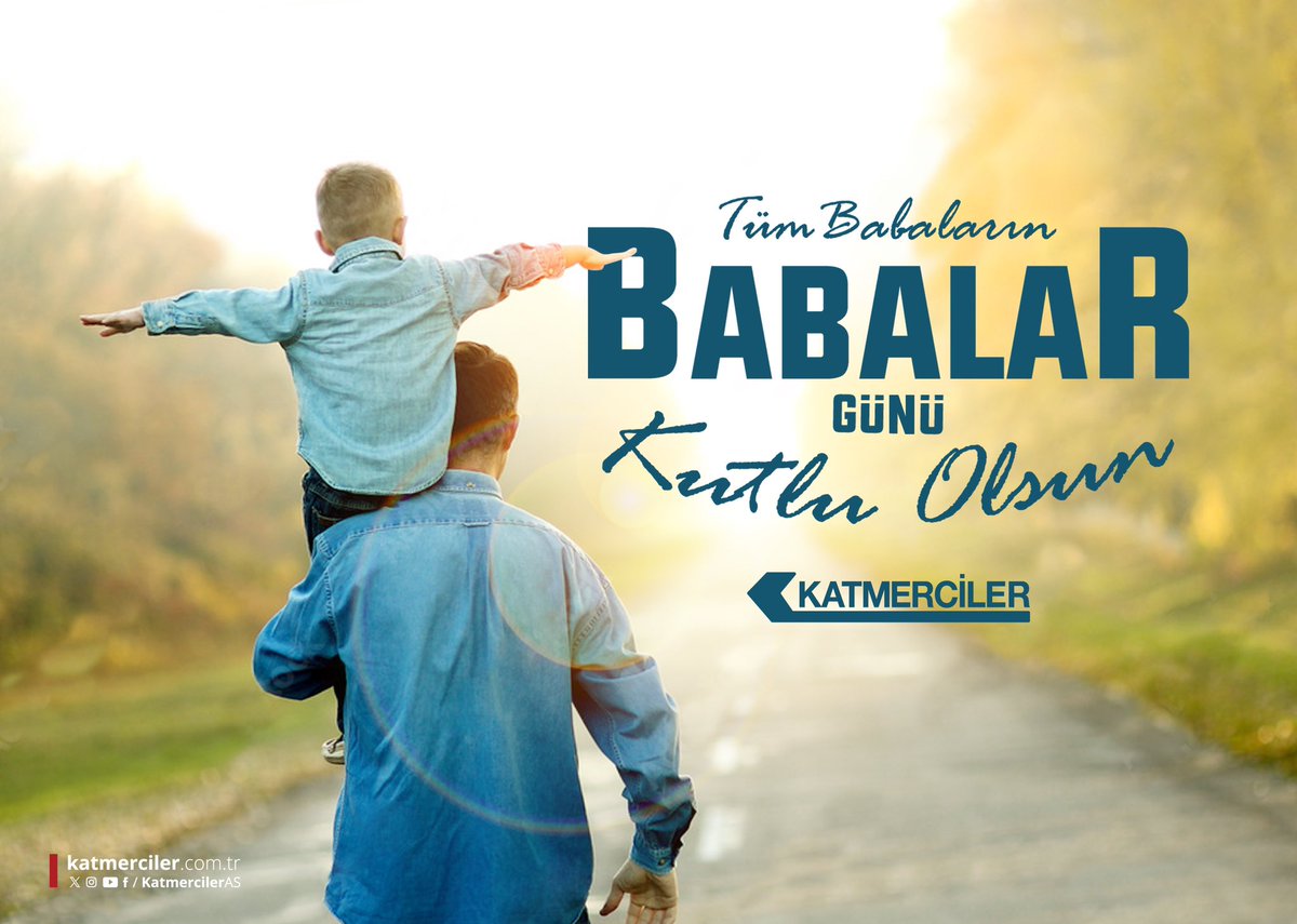 KatmercilerAS's tweet photo. Tüm babalarımızın Babalar Günü kutlu olsun.
#babalargünü #fatherdays #baba #father #Katmerciler https://t.co/w3jUjCuce6