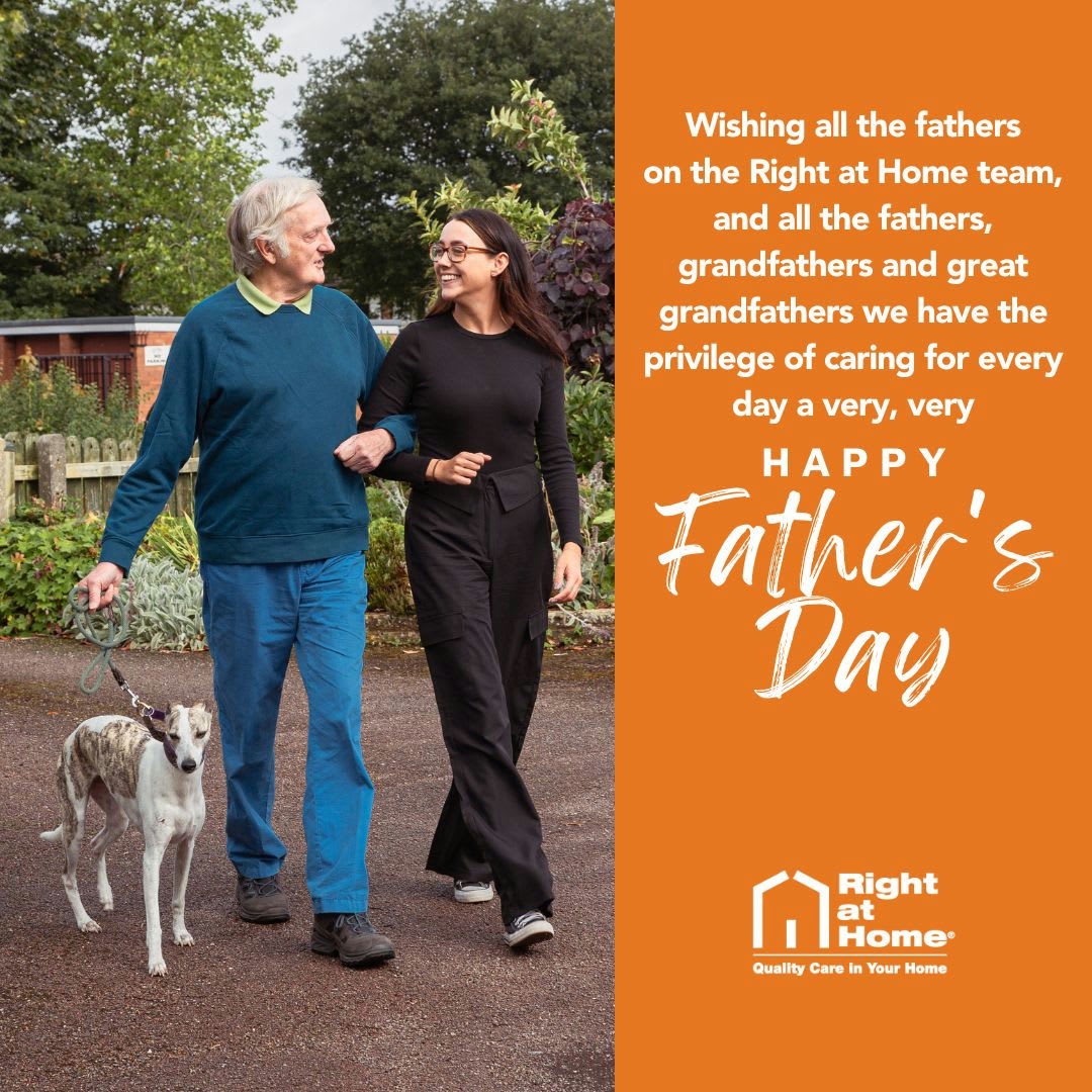 Happy Father's Day from Right at Home! 🧡 To all of the wonderful fathers and father figures dedicating their time to helping others learn and grow, have a fantastic day! #FathersDay #HappyFathersDay