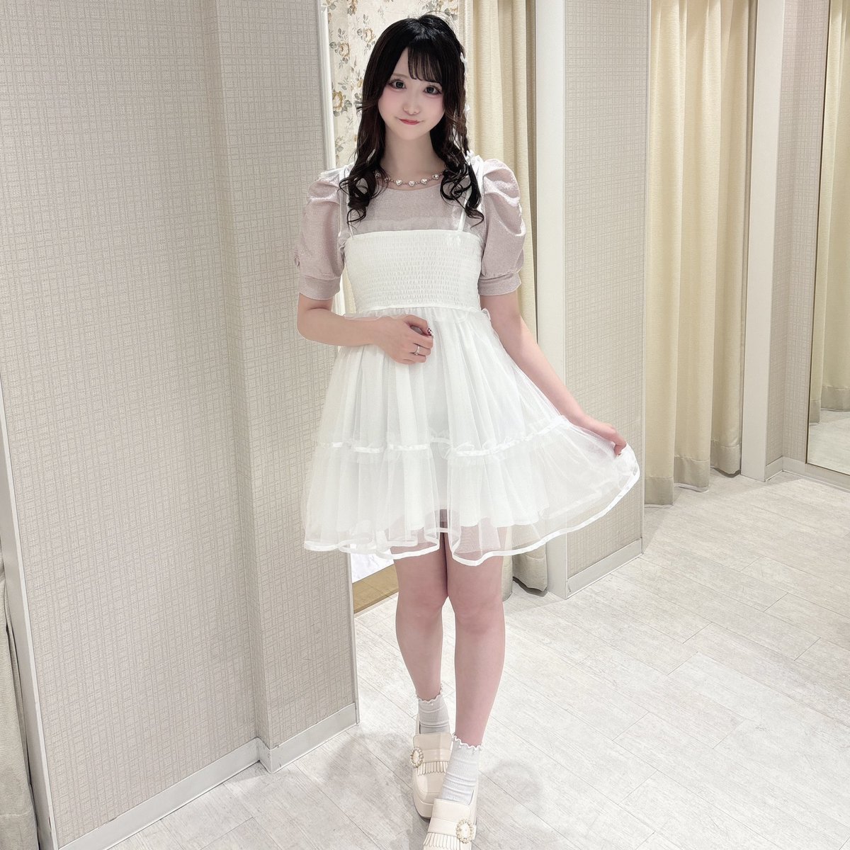 横浜店 ハートラメカットTP price｜¥6,400 ラメチュールキャミOP price