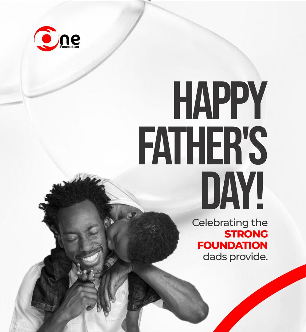 onefoundationng's tweet photo. Children need strong rocks to build a firm foundation, and
fathers are usually these rocks.

Wishing all the amazing fathers out there a Happy Father's
Day. Thank you for all you do!
#FathersDay #AppreciationDay #SOF https://t.co/noq0bMhUrM