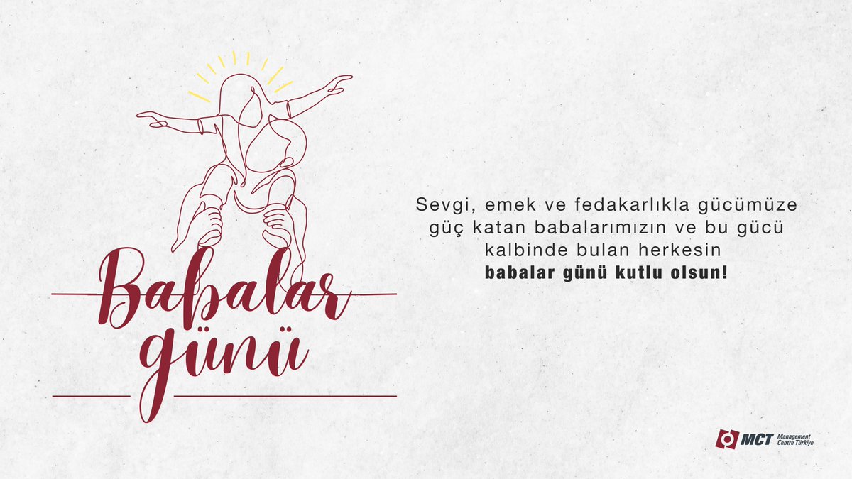 Babalar Günü kutlu olsun!