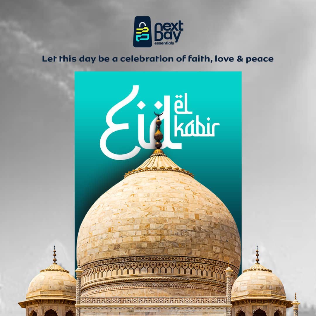 ndessentialsng's tweet photo. Wishing you a joyous Eid celebration filled with love, laughter and all your favorite traditions. #NextDayEssentials #BuyNowPayLater #CreditTodayEssentialsTomorrow #OptionToDoMore #Salah #EidMubarak https://t.co/bP6mhCQkiV