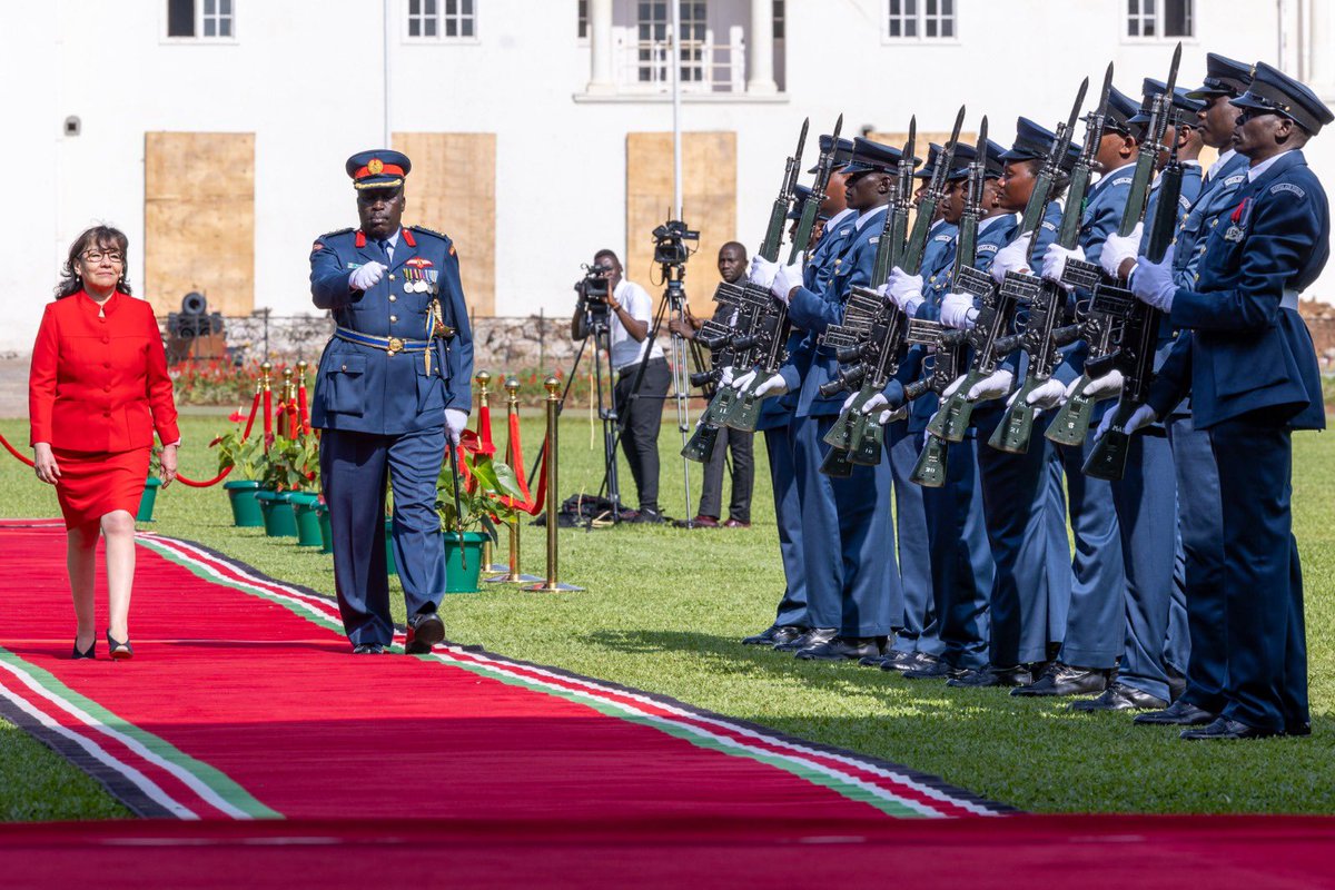 In State House, Nairobi, Kenya with President William Ruto . (Presentation of Credentials) Wednesday, 12 of June 2024