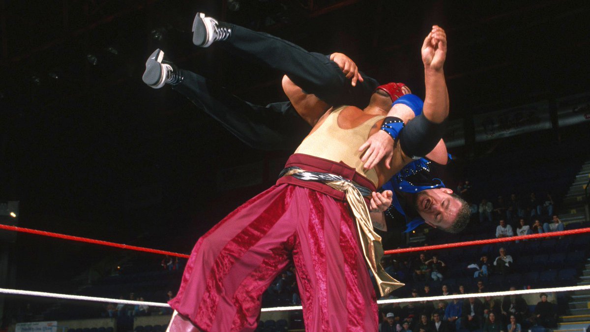 WWFWrestling1's tweet photo. 📸 WWF Action Shot! #WWF #WWE #TheSultan https://t.co/MoDjOub53n