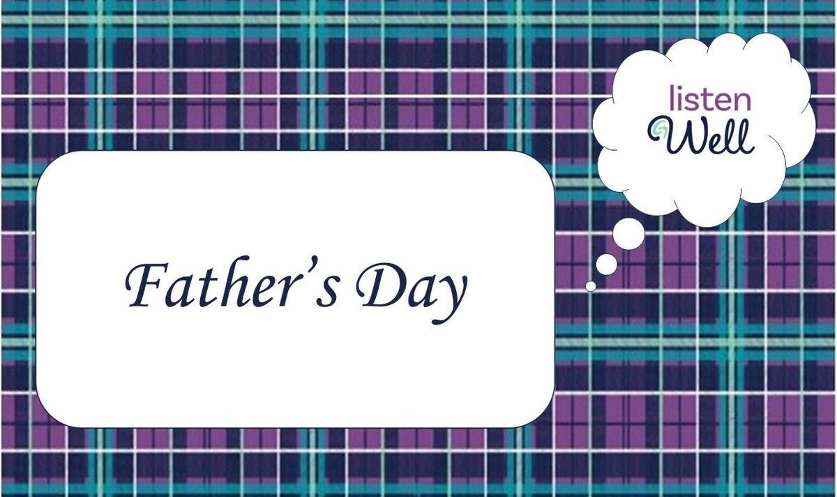 ListenWellScot's tweet photo. Today is FATHER’S DAY.
 
For many this will be a day of happiness, special memories and family time.
 
For others it will be a day of pain, regret and sadness.
 
May there be people there to #listenwell in both the joys and sorrows. #mentalhealthandwellbeing https://t.co/gHe9jTx7zL