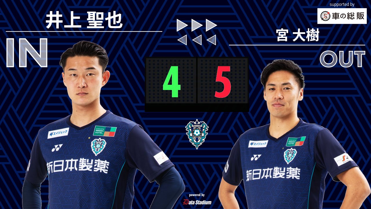 アビスパ福岡　スペシャルユニフォーム　井上聖也 9af739bdae8c3c9b498b23cde0051c