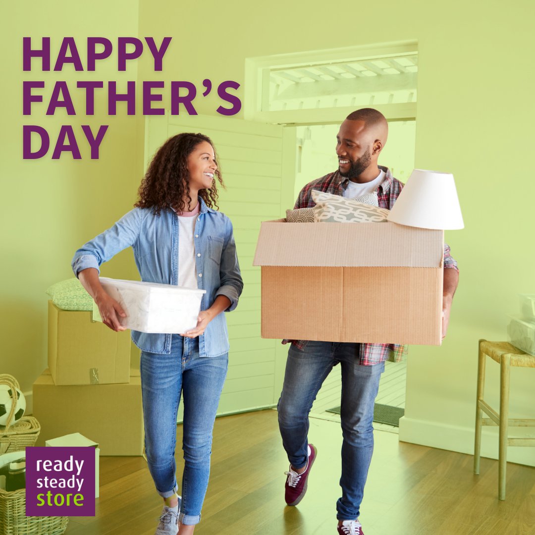 Happy Father's Day! 

Today we celebrate father's all over the country, from helping you move out to university or into a new home, they're always there when we need them. 

#ReadySteadyStore #FathersDay