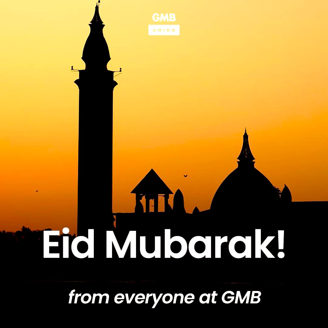 Wishing all Muslims in the GMB family, UK and Ireland a happy and peaceful Eid al-Adha. 

Eid Mubarak!