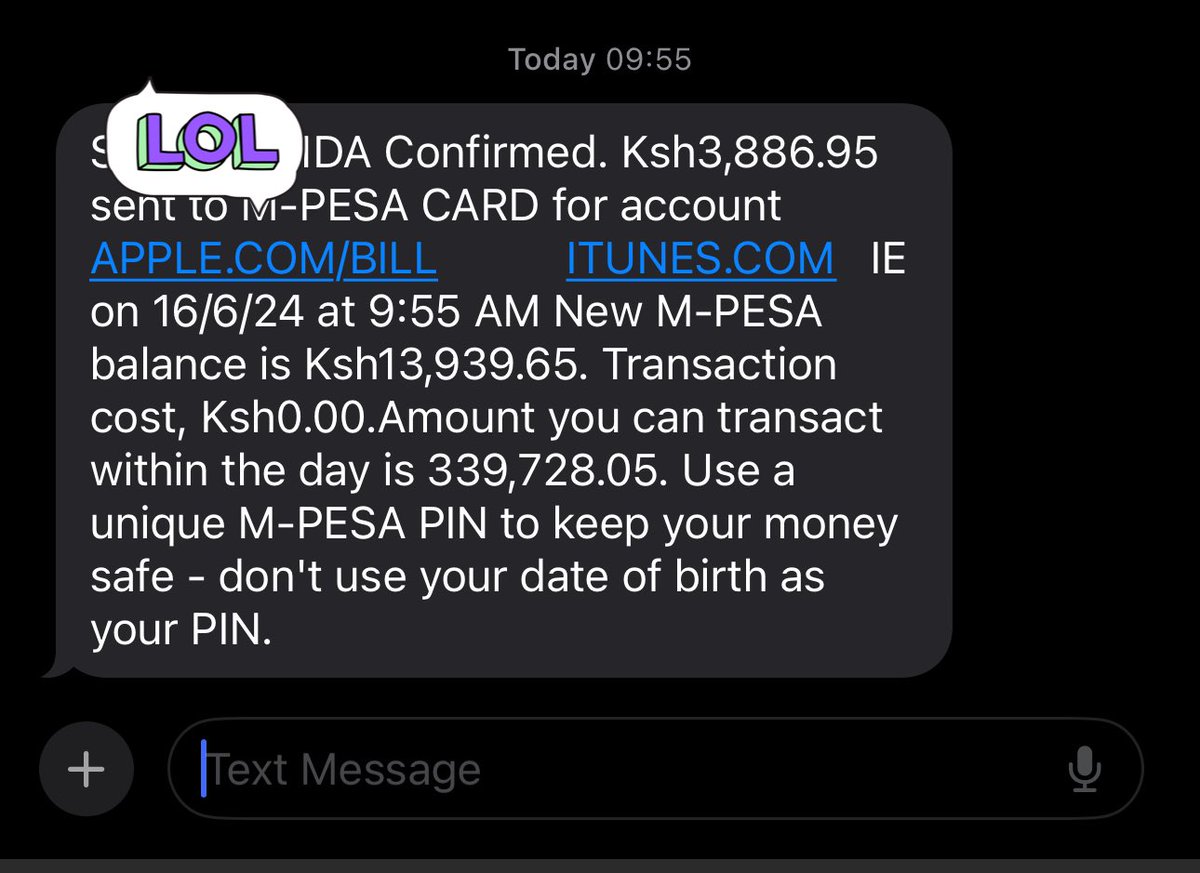 KhalifKairo's tweet photo. Safaricom has a nice “virtual card” service despite having a shitty app which you can use for repeat payments. Its alot safer than using cards linked to bank accounts for online services.
Its a debit card, linked to your mpesa. Ndo nmetumia kusort elon and it works well😃 https://t.co/ZethHmzM9E