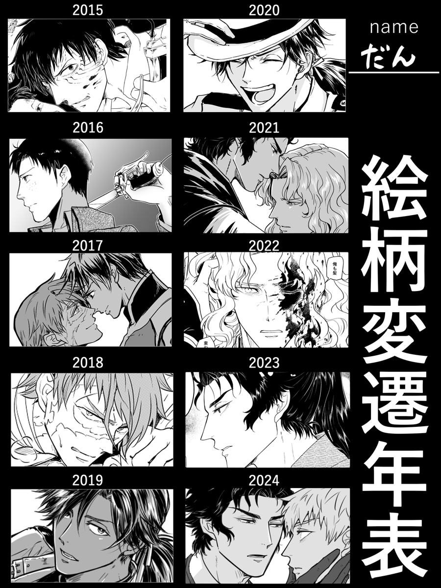 並走してたりすると年で区切るのむずかし～ 