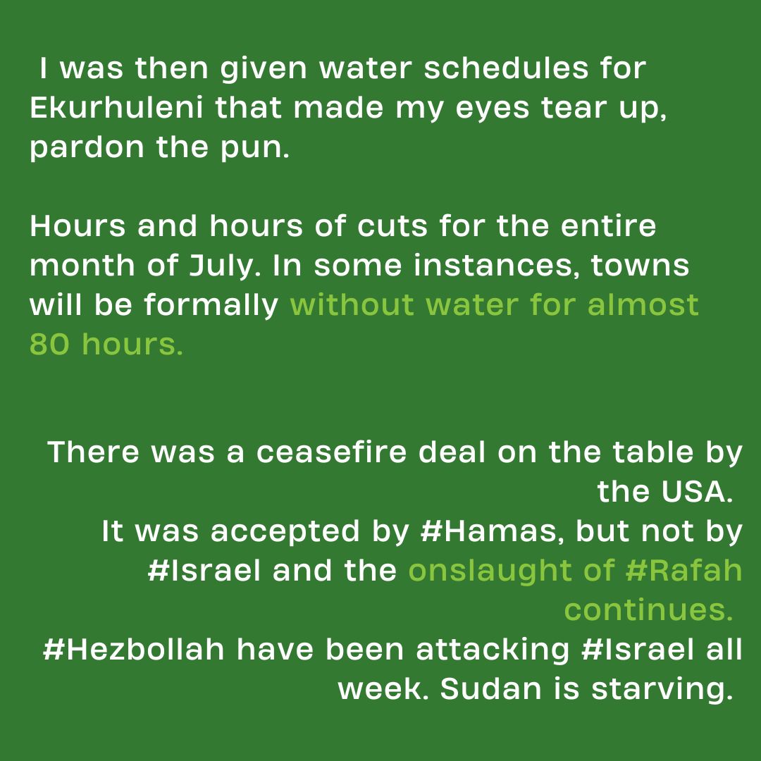 ThisIsTonya's tweet image. Why isn't #DayZero for water in #Gauteng the ONLY headline this week? @AshrafGarda @ChampionSAfrica 
@ThisIsAcumen

acumenmedia.net/15minutes-and-…
