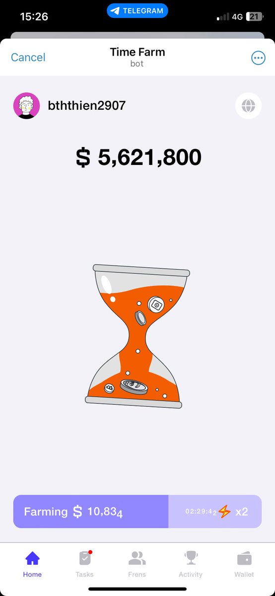 #TimeFarm đã đạt 7 triệu user trên telegram, #LaborX đang làm rất tốt với dự án $SECOND token thứ 2 sau $TIME 

Khai thác ngay trước khi dự án vào Top10 Telegram miniapp 👇 #OKX #Binance #Airdrop #crytpo 

t.me/TimeFarmCrypto…