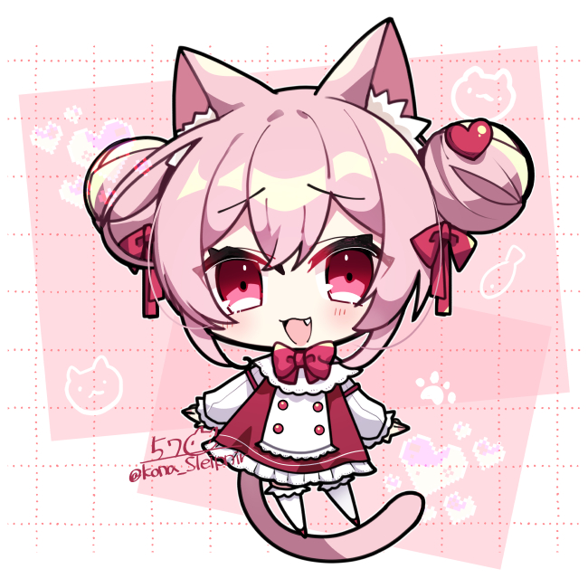 「猫耳ちゃん 」|57(こな)のイラスト