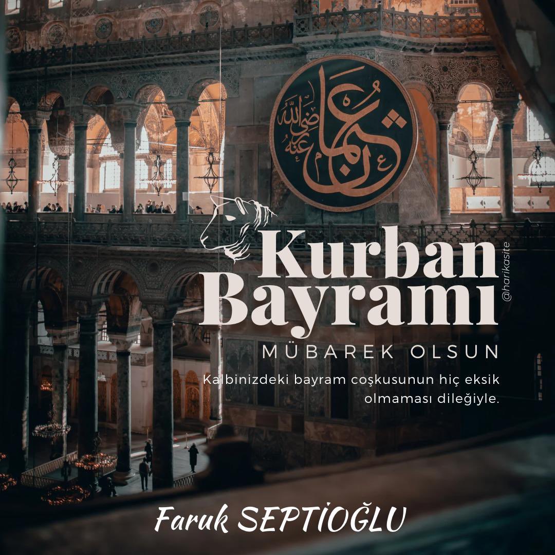 FarukSeptioglu_'s tweet photo. Kalpten kalbe sapasağlam köprülerle, temiz dua ve dileklerle tüm Müslüman âleminin Kurban Bayramı kutlu olsun. #KurbanBayramıKutluOlsun https://t.co/6OubDZf9ZI
