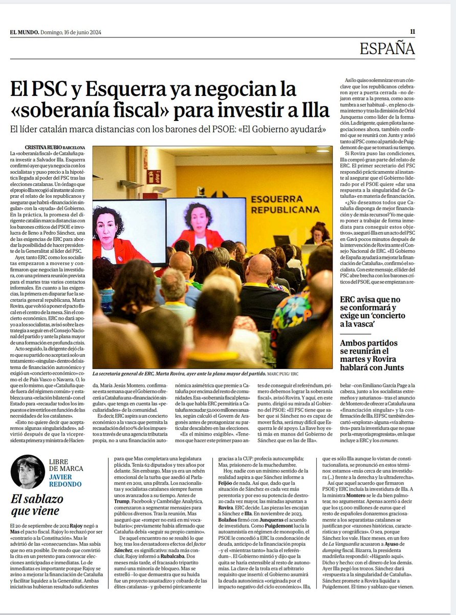 Un Estado abiertamente confederal. La desigualdad fiscal más absoluta. Los privilegios de unos pocos que pagarán los más pobres y que supondrán peores servicios públicos y más recortes sociales. 

Por razones como esta nació <a href="/izquierdaesp/">Izquierda Española</a>. Sigue haciendo falta.
