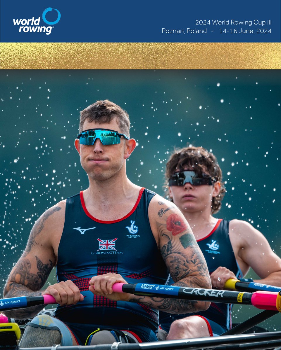 WorldRowing's tweet photo. 🚩 A-FINAL : PR2 Mixed Double Sculls (PR2 Mix2x) 

🥇 Lauren Rowles (b), Gregg Stevenson (s), Great Britain 
🥈Jasmina Bier (b), Paul Umbach (s), Germany 
🥉 Esther Van Der Loos (b), Cornelis De Koning (s), Netherlands 

#WorldRowingCup #WRCPoznan https://t.co/8YBQ1R1uCu