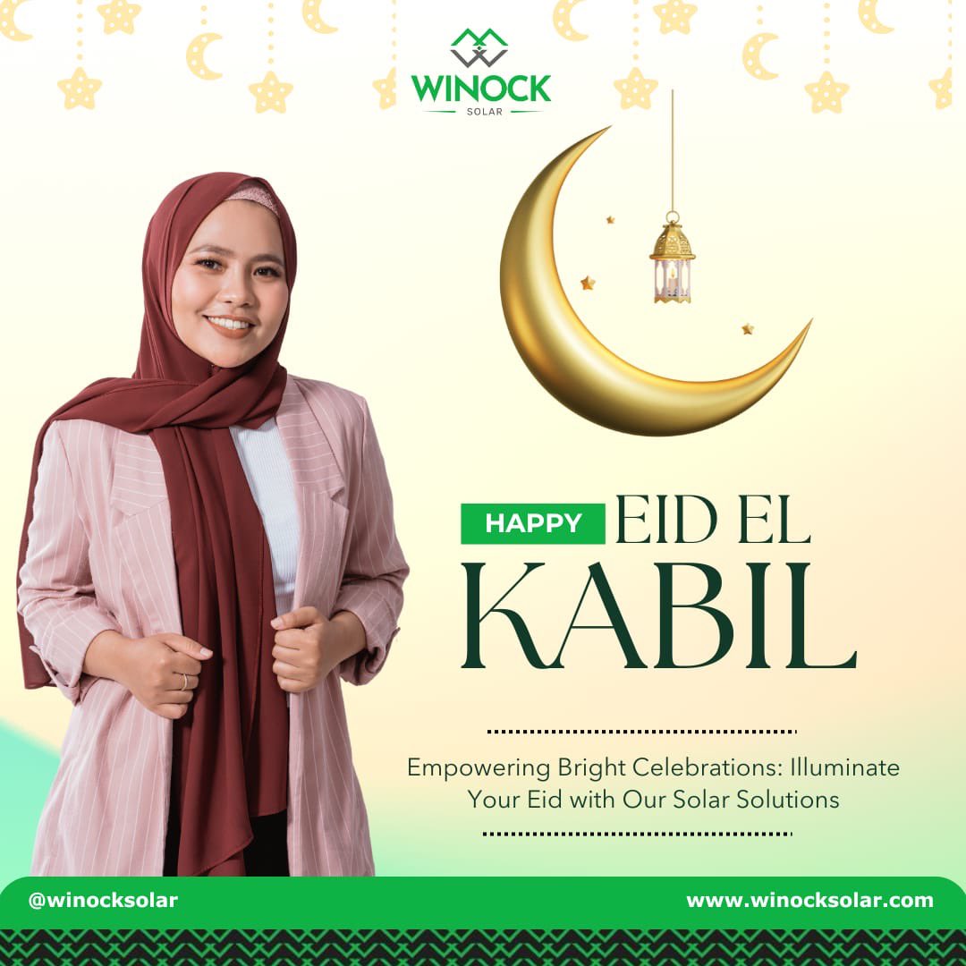 WinockSolar's tweet photo. Wishing you and your family a joyous and blessed Eid el Kabil from all of us at Winock Solar. Eid Mubarak!

#EidAlAdha #eid #nigeria #Barbecue https://t.co/EE9UEoLudV
