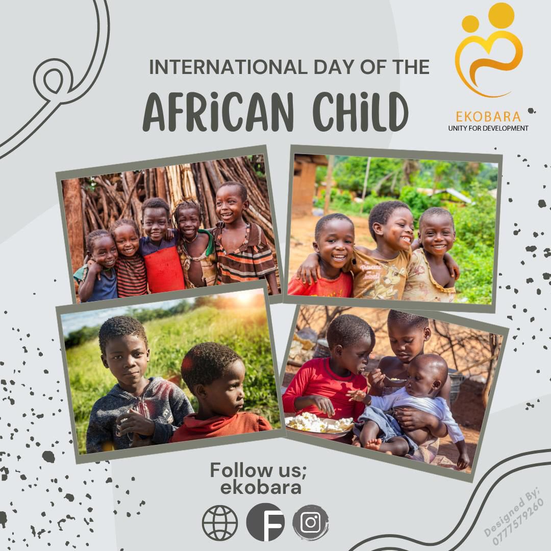 Today, we celebrate the resilience, dreams, and potential of every African child.Together, we can build a brighter future for Africa's children. Happy International Day of the African Child!❤️