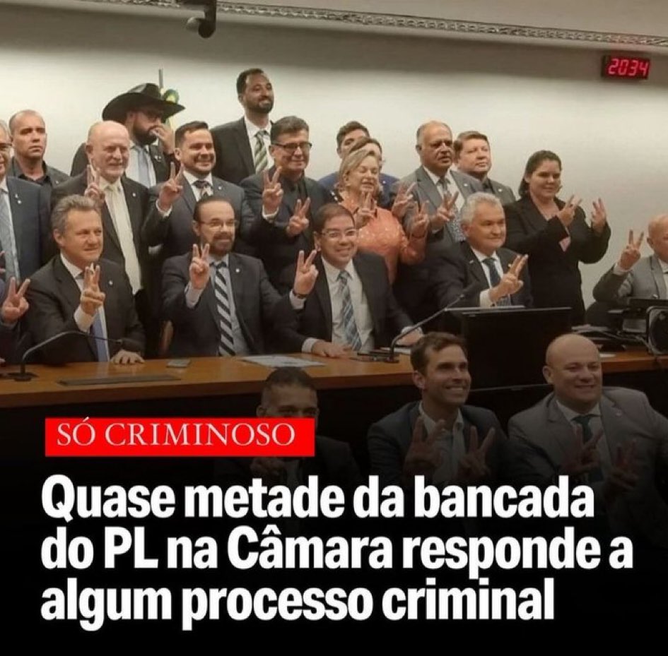 Essa é a bancada do estupro.