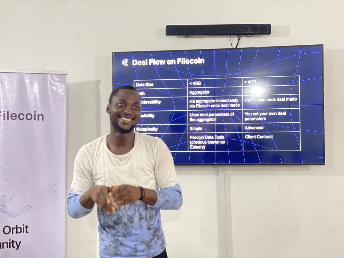 Purityochuko's tweet photo. 🔥Hosted a fantastic Filecoin Orbit event on “Data storage and retrieval Best Practices .🧰 

Thanks to everyone who joined and contributed to the insightful workshop. Stay tuned for more events 😉 #filecoin #Datastorage #web3 https://t.co/r6gjLkRT8m