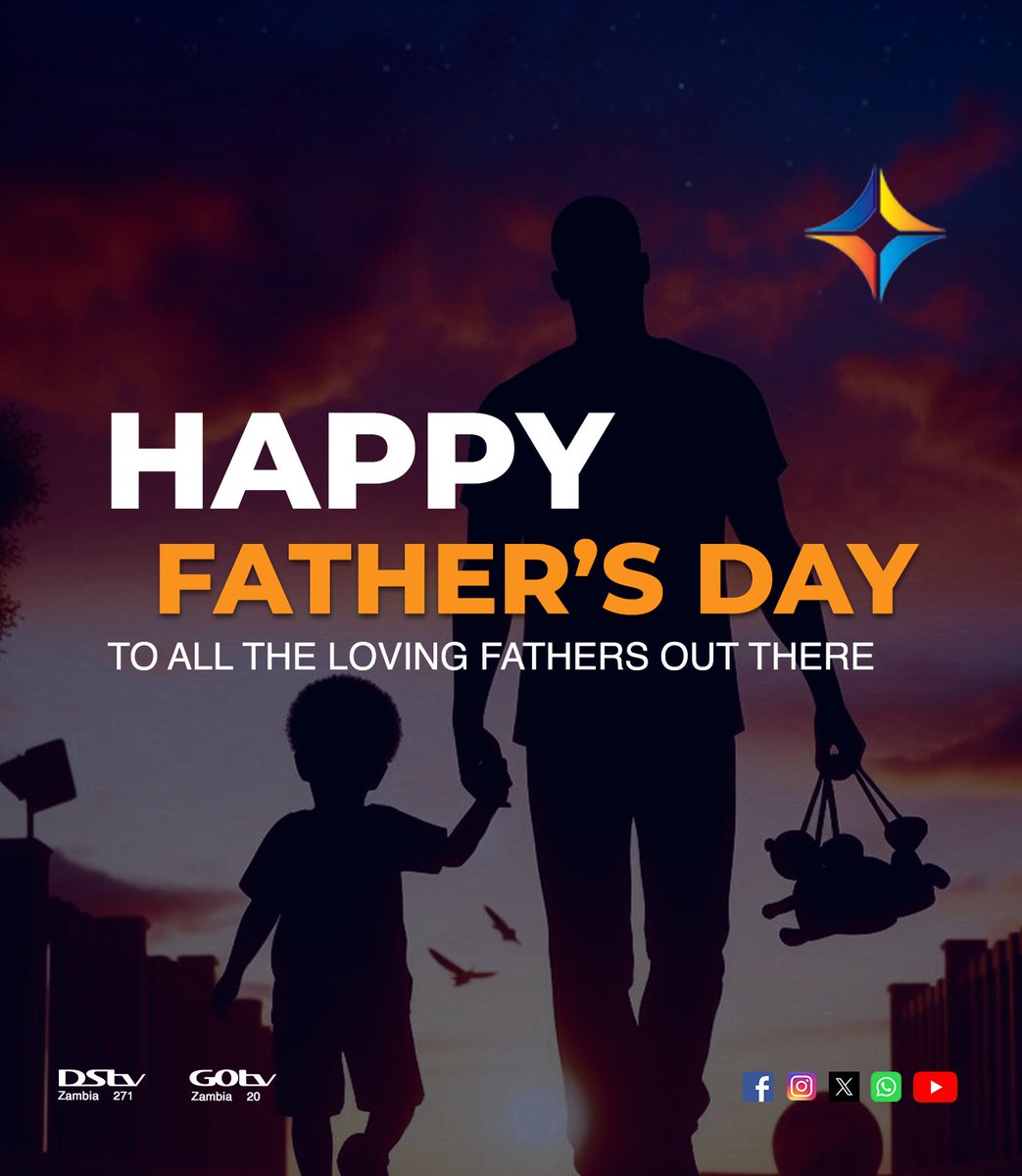 diamondtvzambia's tweet photo. Diamond Media would like to wish a Happy Father's Day to all the lovely fathers out there. This one is for you!
#DiamondDads
#FathersDay https://t.co/yFJzrihqRh
