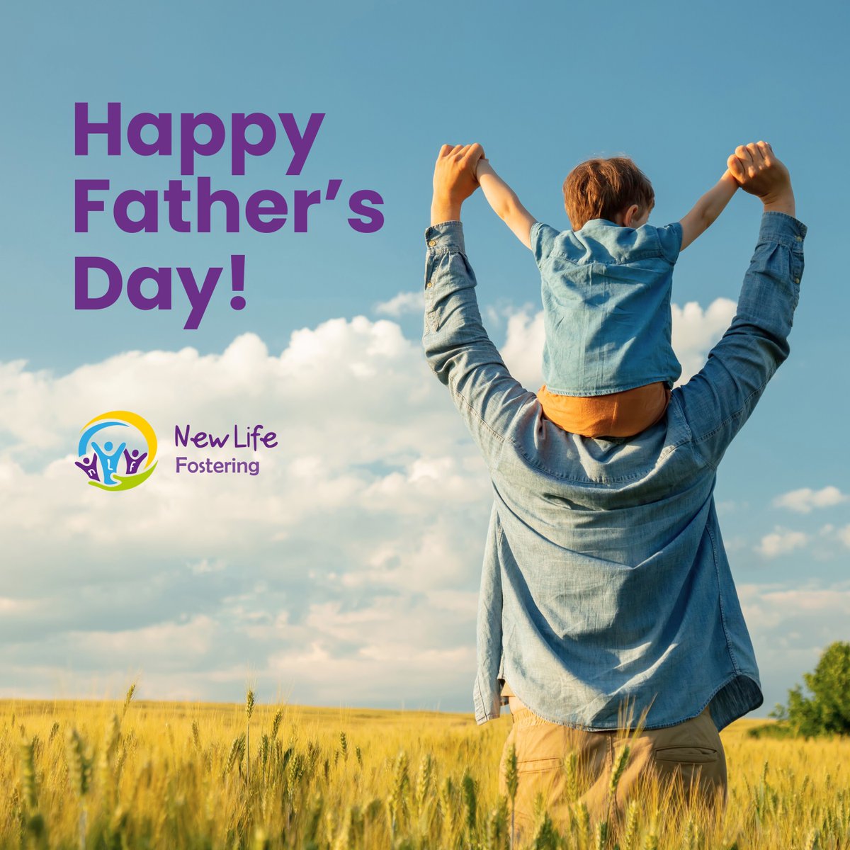Not all heroes wear capes. Some wear dad jokes! Happy Father's Day to the  amazing dads - You're the unsung heroes who offer love, laughter, and a shoulder to lean on. 

#FathersDay #FosterDadAppreciation #ThankYou