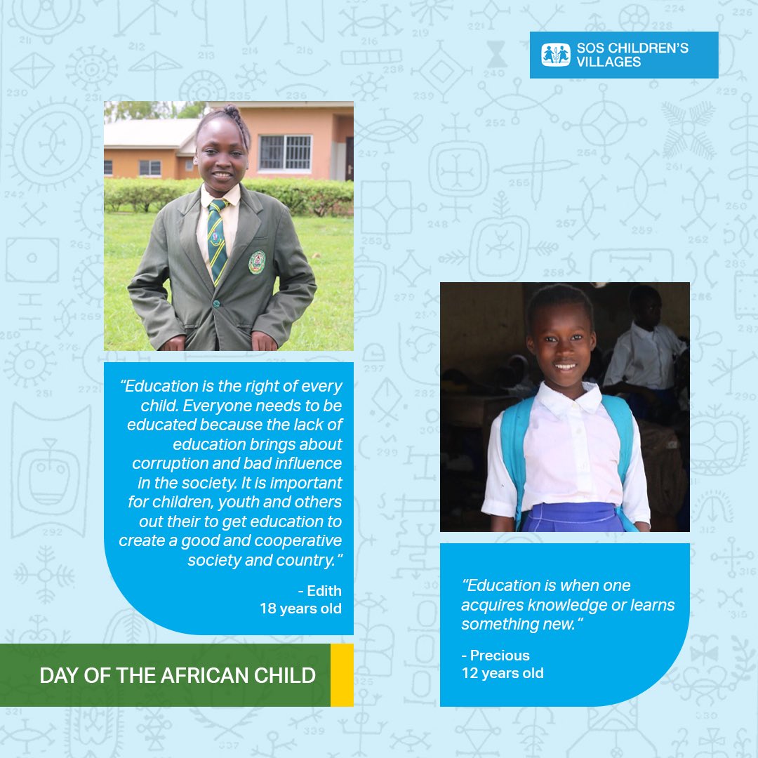 SOSCVNigeria's tweet photo. Meet some of the incredible young minds participating in our programmes as they share what education means to them. Their voices remind us why education is a powerful tool for transformation.
#dayoftheafricanchild2024
#educationforall
#thetimeisnow https://t.co/DGBk7NnVnX