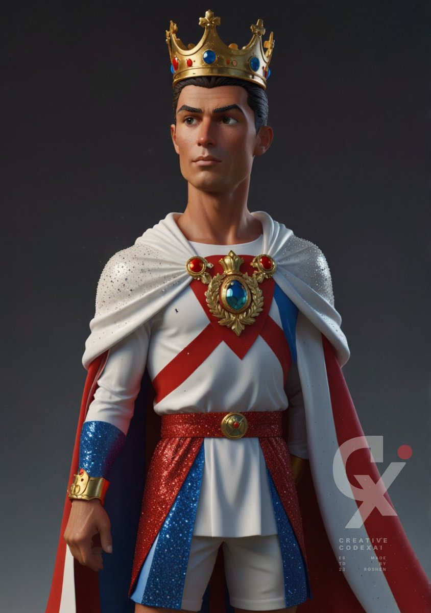 ROSHENDILAN's tweet photo. Icons Meet Monarchy
:
When history meets hilarity – icons don their crowns! 👑😂 #RoyalCaricatures #creativecodexai #aiartcommunity #aiartwork #mr_bean #LionelMessi #ElonMusk #CristianoRonaldo #cr7 https://t.co/GjBrwnB2CM