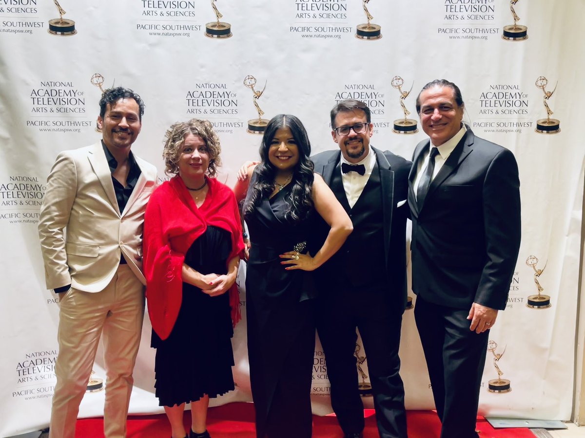 C_L_LOPEZ's tweet photo. Our 1st trip to the Emmy red carpet w/ 2 nominations. It’s been a beautiful 1st season. It’s an honor to be part of this team, county, &amp; dept. Congrats to our RivCo friends who won Emmys. Thanks to our loved ones &amp; DPSS leadership who joined us tonight. We ❤️ you!! #RivCoForever https://t.co/JjbSzZzs3B