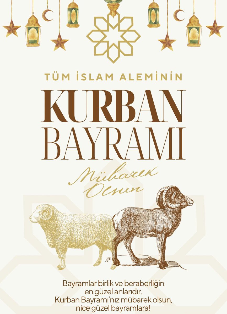 SeferZuhal's tweet photo. Sevdiklerinizle birlikte huzurlu, mutlu ve sevgi dolu bir bayram geçirmeniz temennisiyle Kurban Bayramımız Mübarek Olsun.
#KurbanBayramımızMübarekOlsun https://t.co/23AcO9imSK