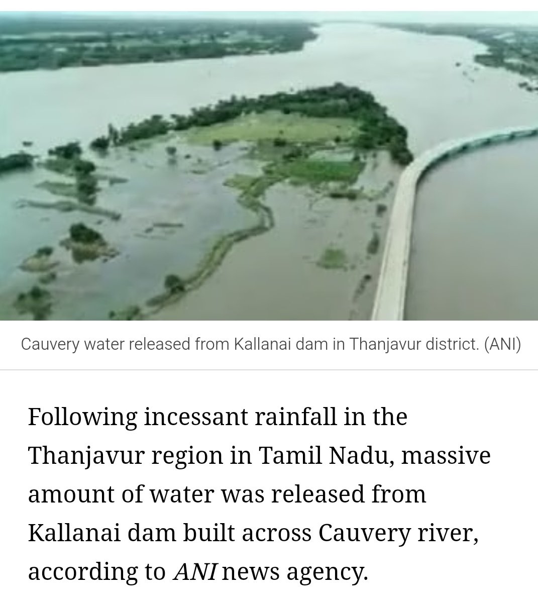 UpdatesTanjore's tweet photo. @IndiaTales7 The 2000 years old Kallanai Dam
(The Grand Anicut) 📍#Thanjavur dt
#Thanjavur #KallanaiDam #TheCholas #KarikalaCholan
@VertigoWarrior @LostTemple7 @Saigeet36566874 @ttpcthanjavur https://t.co/Ae7aISCj2I
