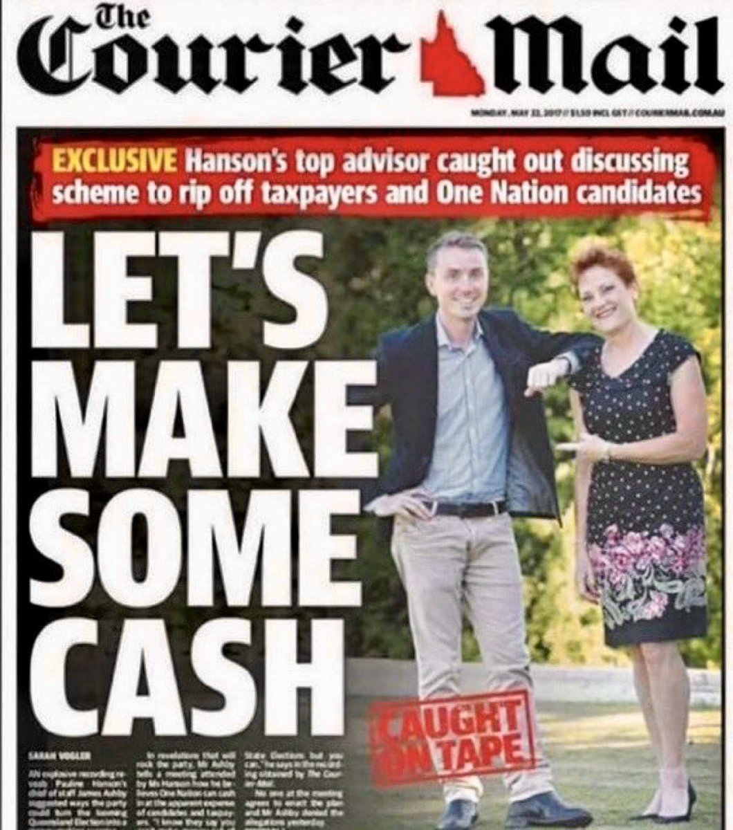 JayJay91341991's tweet image. Hanson’s dipshit supporters truly deserve her. The rorting ranga and her shady side-kick Ashby are taking them all for a ride. Delicious to watch.😜🤡
#PaulineHanson #pleaseexplain #auspol