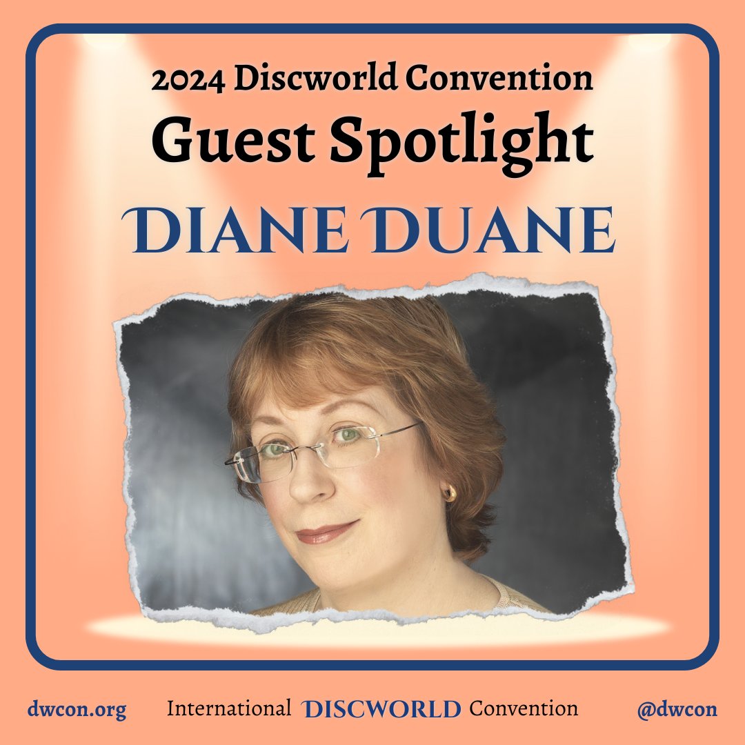 dwcon's tweet photo. Best known for her Young Wizards series, @dduane is a SF/F author & screenwriter, friend of STPs, & frequent Convention guest.
See all our Guests - https://t.co/8uDxDgeEAg
#Discworld #DiscworldConvention #ConventionGuest
#GuestSpotlight #TerryPratchett #DianeDuane https://t.co/IVHlgq9QUO