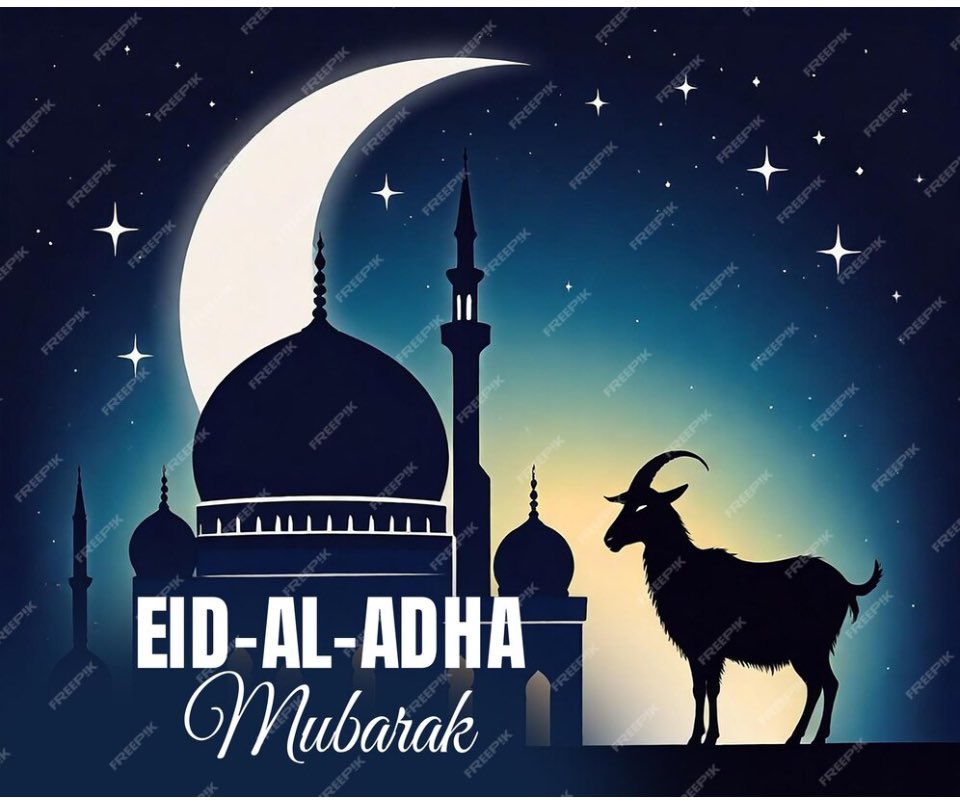 Wishing all our Muslim friends here and around the world a happy Eid Al-Adha. Enjoy your celebrations with friends, family and community 🌙 Eid Mubarak!