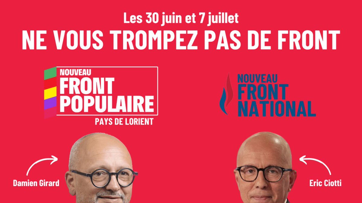 Ne vous trompez pas de front !