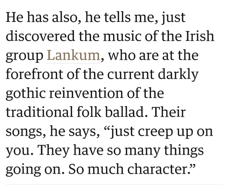 Jossmo's tweet image. John Cale on @LankumDublin in the Guardian. theguardian.com/music/article/…