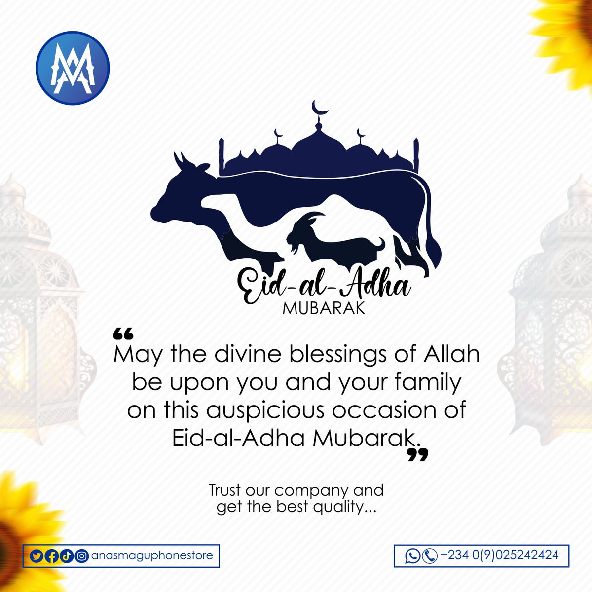 Yerimashettimaa's tweet image. Alhamdullah!!!
Taqabbal Allahu minnaa wa minkum, *Eid al-Adha Mubarak to you and your family* May Allah give you all the prosperity and success. May Allah bless you with wealth and happiness and give you a healthy life.  May Allah accept it from us, expiate our sins,…