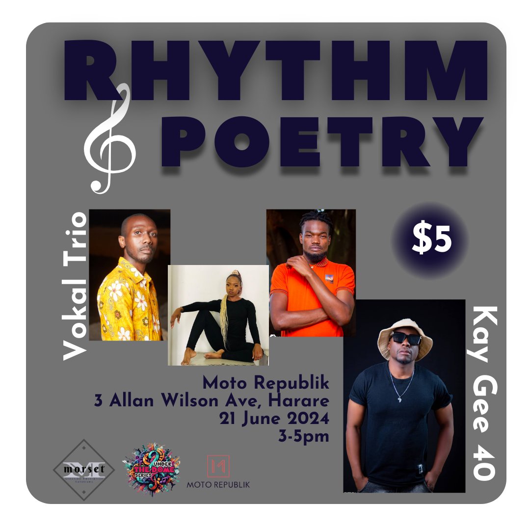 Introducing, the power of the spoken word together with the power of music. Come and witness this first of its kind artistic experience, Rhythm &amp; Poetry. 

#RhythAndPoetry #Poetry #SpokenWord #Music