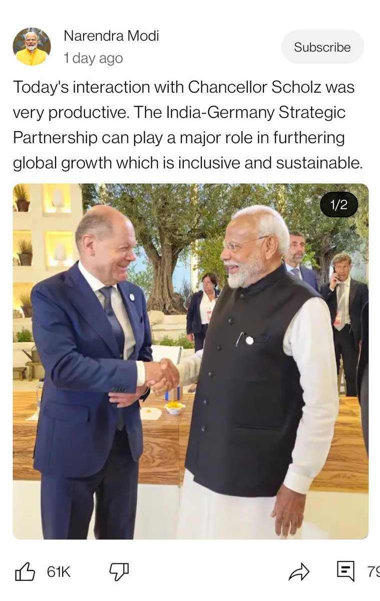 WonderWhy007x's tweet photo. Indian PM met German Chancellor, They talked about economic cooperation and inclusive growth. But Main focus was on 𝗔𝘄𝗮𝗿𝗮 𝗸𝘂𝘁𝘁𝗼 𝗸𝗶 𝗚𝗵𝗮𝗿 𝘄𝗮𝗽𝘀𝗶. 😂🐕 https://t.co/x7CHkZOLCy